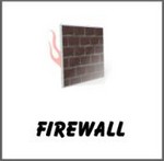 Firewalls trennen sichere Bereiche von weniger sicheren Bereichen des Netzwerkes.